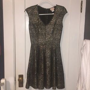 Black and silver dress